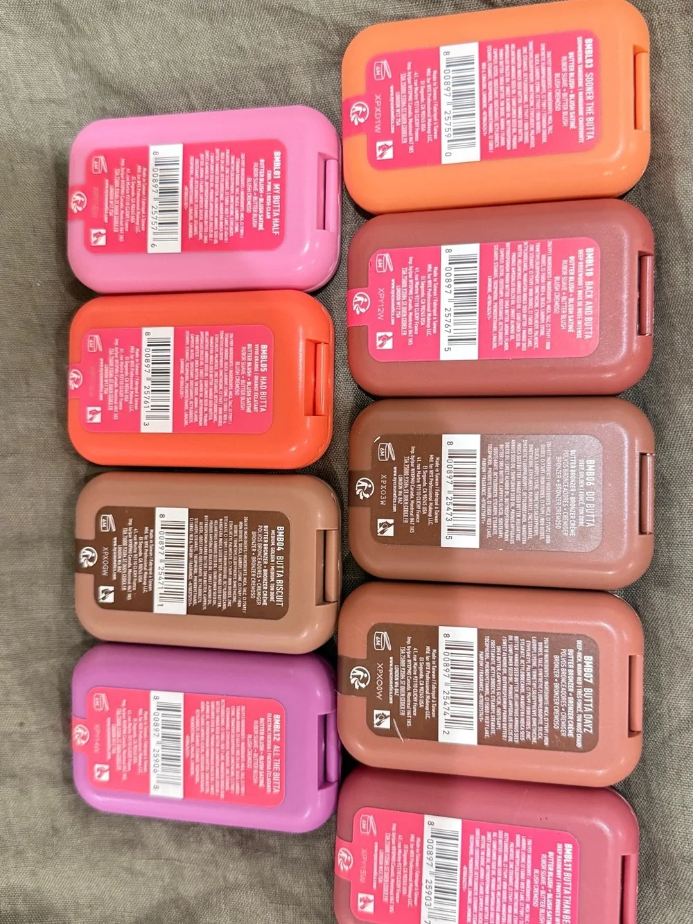 NYX Buttermelt Blush & Bronzer Set — Pink, Coral, Peach, Orange, Mauve